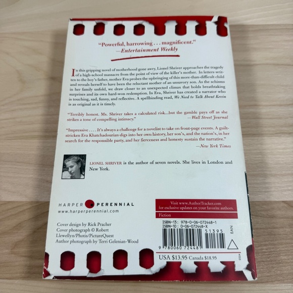 WE NEED TO TALK ABOUT KEVIN Lionel Shriver Buy 1 for $12, 2 for $20, 3 for $24 - Picture 2 of 5